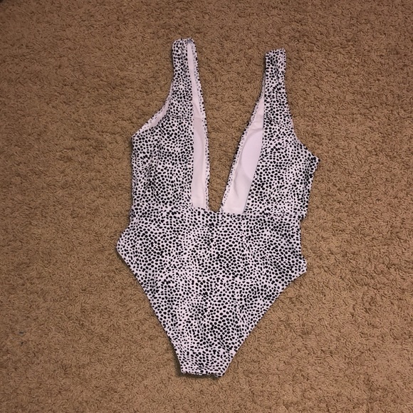 Low-cut one piece bathing suit! - Picture 3 of 6
